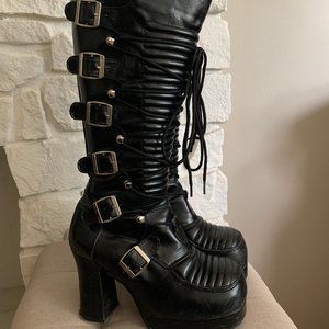 High Heeled Demonia Boots